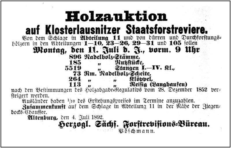 1892-06-11 Kl Holzauktion